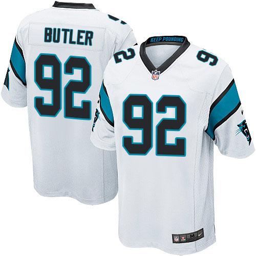 Nike Panthers #92 Vernon Butler White Youth Stitched NFL Elite Jersey